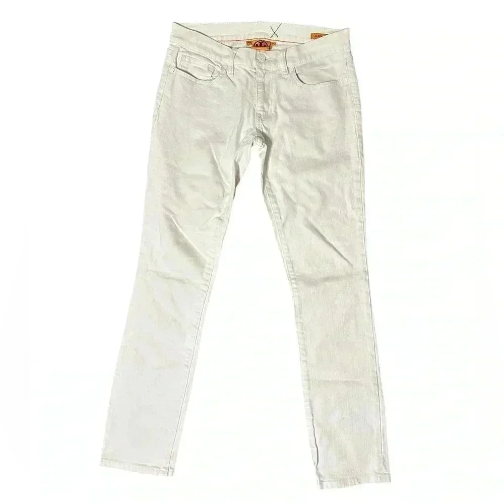 Tory Burch Slim White Skinny Jeans